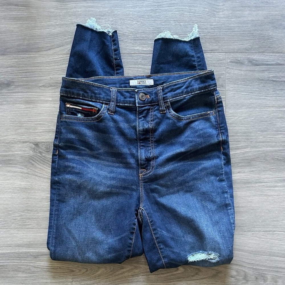 Tommy Hilfiger Dark Blue Ultra High Rise Legging Jeans